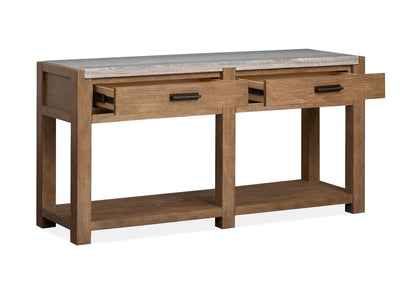 Magnussen - Plum Creek Sierra Brown Rectangular Sofa Table - T5768-73 view 5