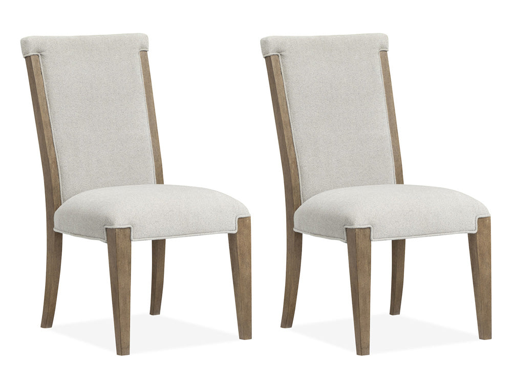 Magnussen - Plum Creek Sierra Brown Upholstered Side Chair Two Pack - D5768-63 view 1