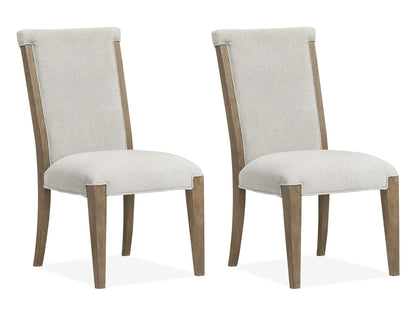 Magnussen - Plum Creek Sierra Brown Upholstered Side Chair Two Pack - D5768-63 view 1