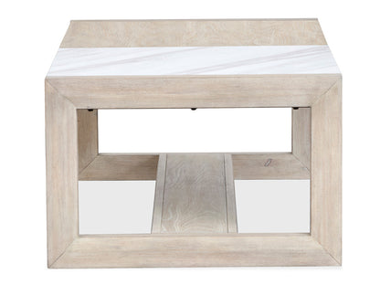 Magnussen - Preston Gallery Buff And Antique Silver Rectangular Cocktail Table - T5941-43 view 4