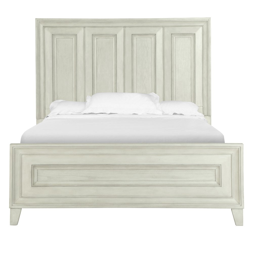 Magnussen - Raelynn Cal. King Panel Bed in Weathered White - B4220-74 veiw 1