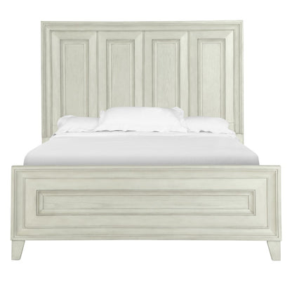 Magnussen - Raelynn King Panel Bed in Weathered White - B4220-64 veiw 1