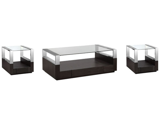 Magnussen - Revere Graphite Rectangular Cocktail Table With 2 End Table - T4562-43KIT2 view 1