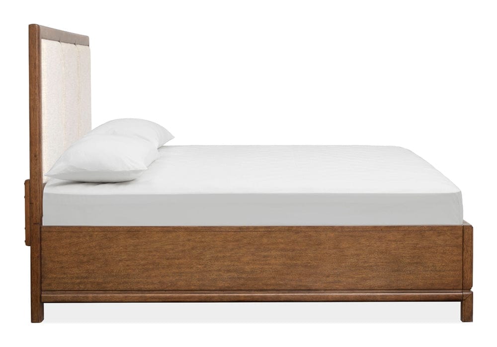 Magnussen - Ridgefield Russet King Upholstered Panel Bed - B6436-65 view 3