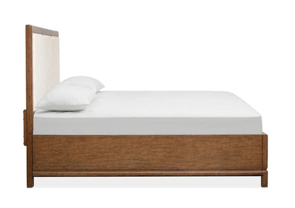 Magnussen - Ridgefield Russet King Upholstered Panel Storage Bed - B6436-65A view 3