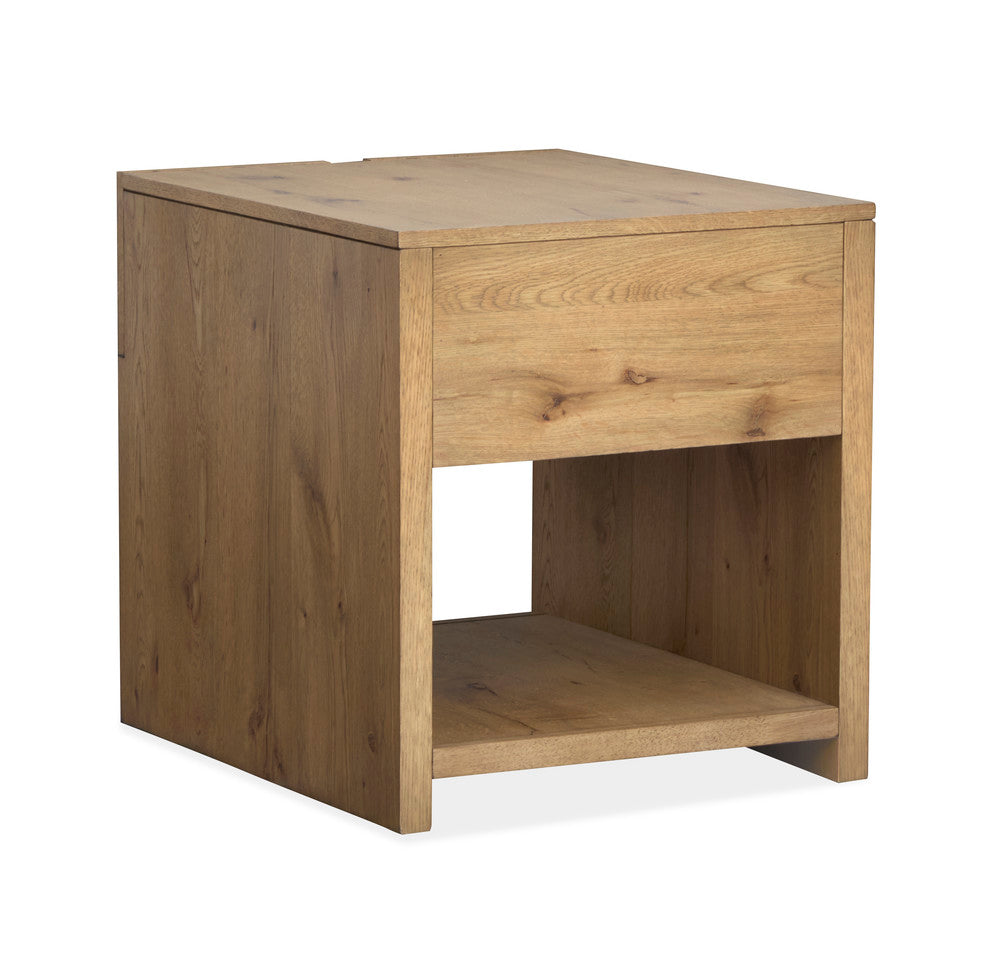 Magnussen - Ripley Rustic Caramel And Dark Bronze Rectangular End Table - T6421-03 view 2