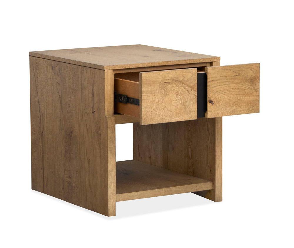 Magnussen - Ripley Rustic Caramel And Dark Bronze Rectangular End Table - T6421-03 view 7