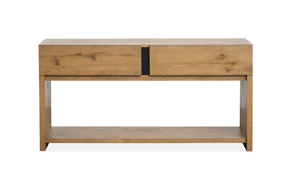 Magnussen - Ripley Rustic Caramel And Dark Bronze Rectangular Sofa Table - T6421-73 view 2