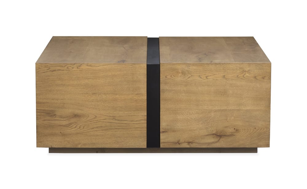 Magnussen - Ripley Rustic Caramel And Dark Bronze Square Cocktail Table With 2 End Table And Sofa Table - T6421-41KIT3 view 5