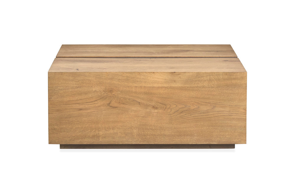 Magnussen - Ripley Rustic Caramel And Dark Bronze Square Cocktail Table With Casters - T6421-41 view 2