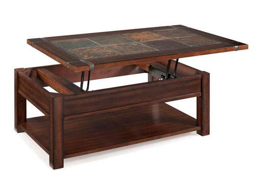 Magnussen - Roanoke Rectangular Lift-Top Cocktail Table With Casters - T2615-50 view 2