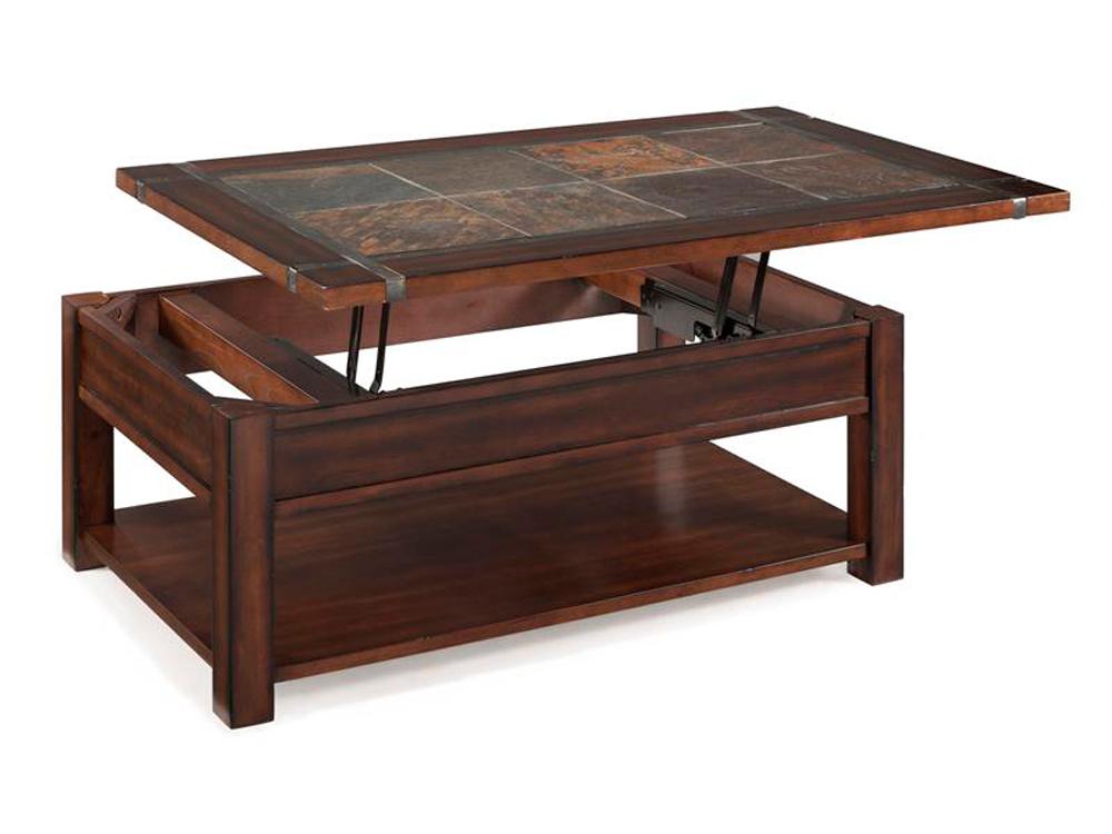 Magnussen - Roanoke Rectangular Lift-Top Cocktail Table With Casters - T2615-50 veiw 2
