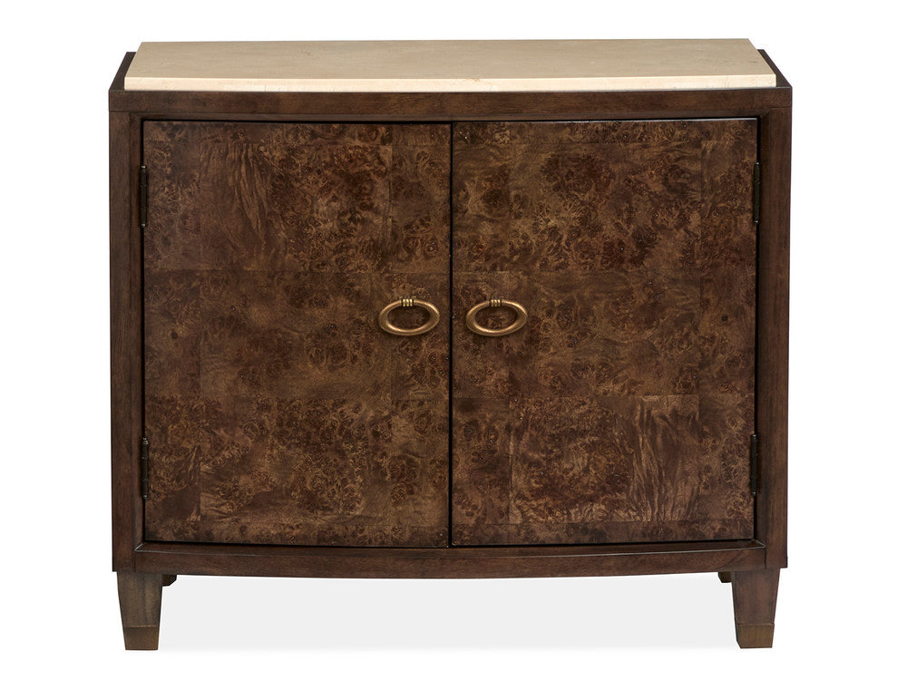 Magnussen - Rowan Espresso King Panel Bed 2 Door Nightstands Drawer Dresser With Landscape Mirror And Door Chest - B5769-64-KIT11 view 6