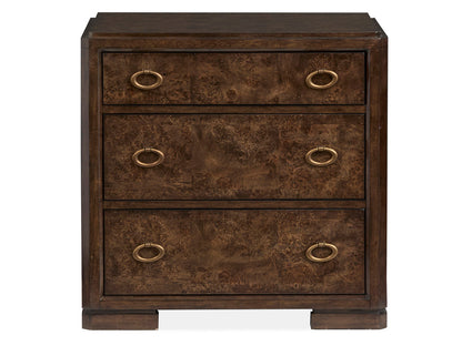 Magnussen - Rowan Espresso King Panel Bed 2 Nightstands Drawer Dresser With Landscape Mirror And Door Chest - B5769-64-KIT6 view 6