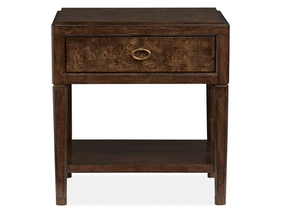 Magnussen - Rowan Espresso King Panel Bed 2 Open Nightstands Drawer Dresser With Landscape Mirror And Door Chest - B5769-64-KIT16 view 6