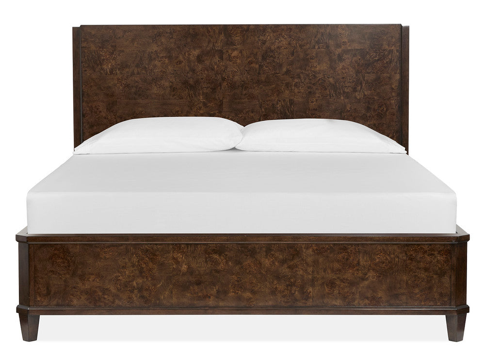 Magnussen - Rowan Espresso Queen Panel Bed 2 Nightstands Drawer Dresser With Landscape Mirror And Door Chest - B5769-54-KIT6 view 3