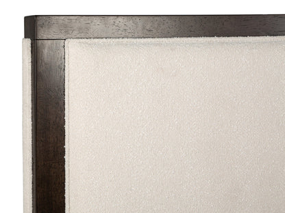 Magnussen - Rowan Espresso Queen Upholstered Panel Bed 2 Nightstands Drawer Dresser With Landscape Mirror And Door Chest - B5769-55-KIT6 view 7