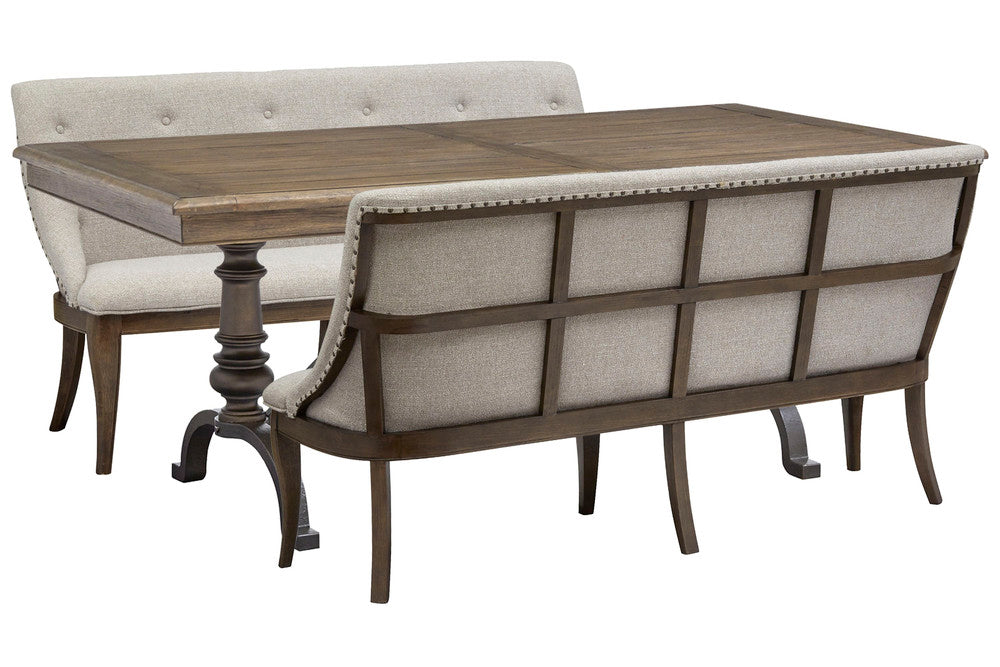 Magnussen - Roxbury Manor Homestead Brown Extendable Rectangular Dining Table With 2 Benches - D5011-20-KIT9 view 1