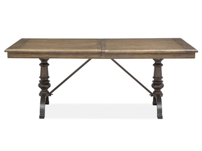 Magnussen - Roxbury Manor Homestead Brown Extendable Rectangular Dining Table With 2 Benches - D5011-20-KIT9 view 3