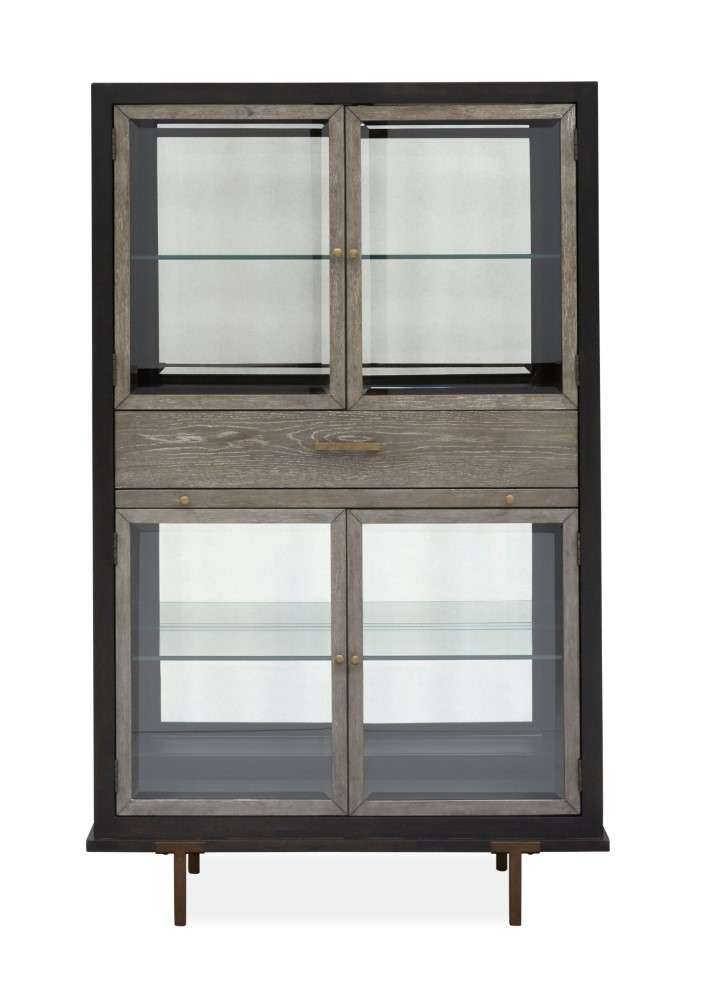 Magnussen - Ryker Display Cabinet in Nocturn Black & Coventry Grey - D5013-08 veiw 8