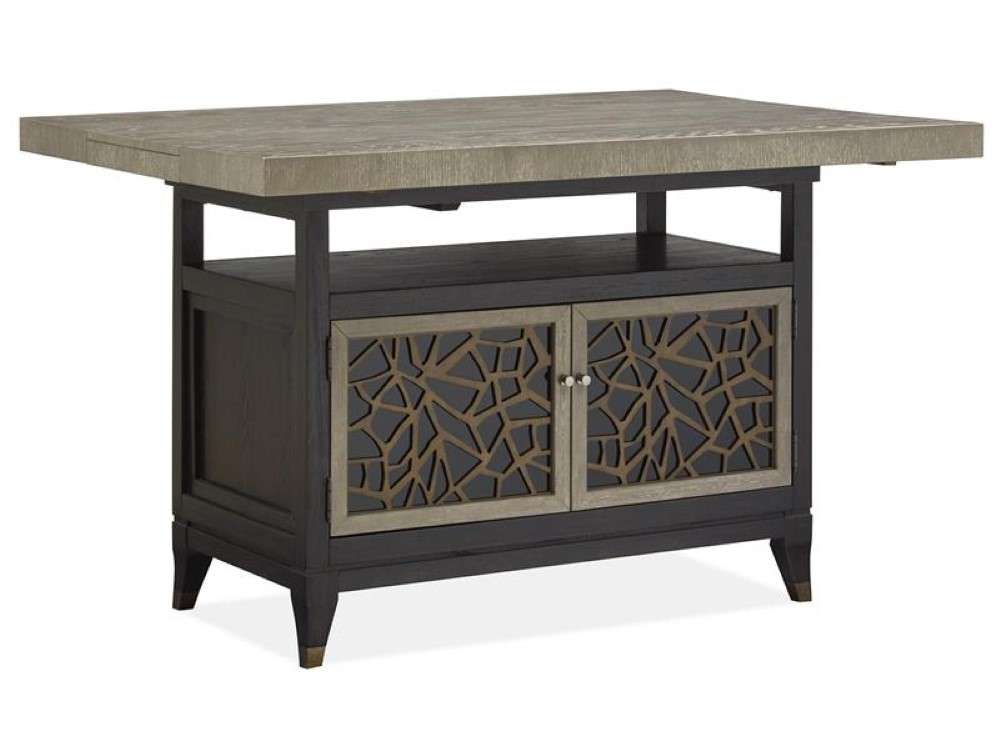 Magnussen - Ryker Rectangular Counter Table in Nocturn Black & Coventry Grey - D5013-42 veiw 1