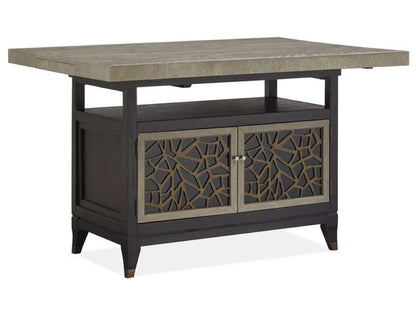 Magnussen - Ryker Rectangular Counter Table in Nocturn Black & Coventry Grey - D5013-42 veiw 1