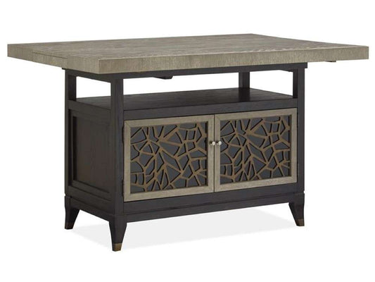 Magnussen - Ryker Rectangular Counter Table in Nocturn Black & Coventry Grey - D5013-42 veiw 1