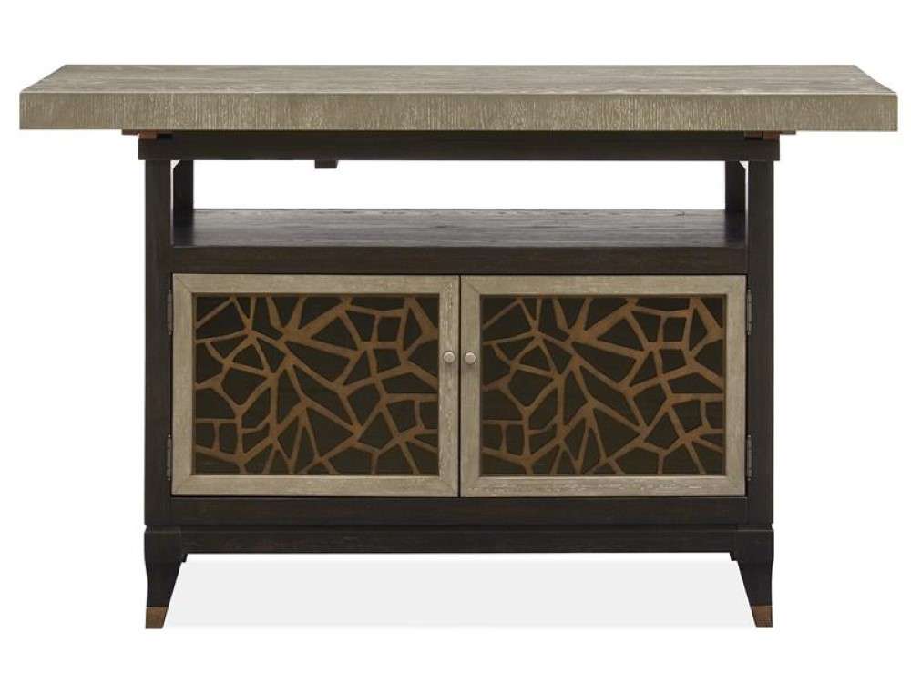 Magnussen - Ryker Rectangular Counter Table in Nocturn Black & Coventry Grey - D5013-42 veiw 3