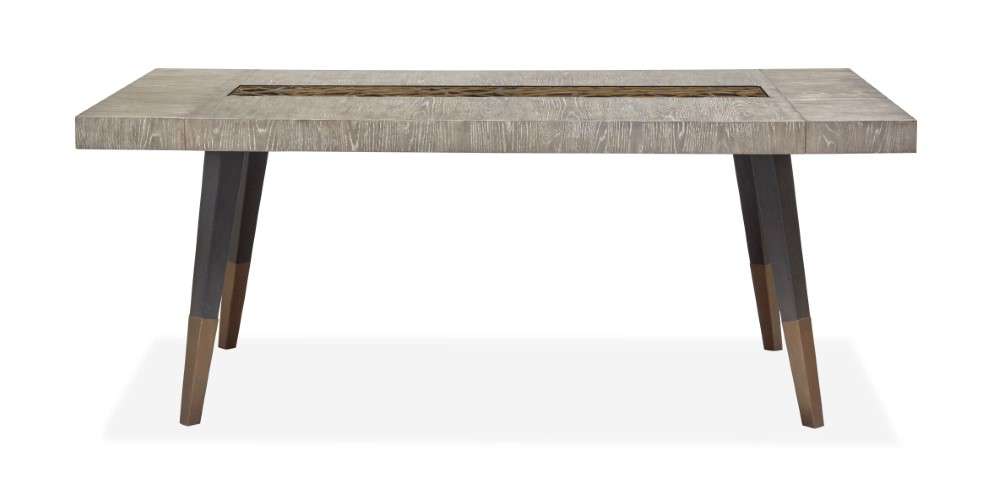 Magnussen - Ryker Rectangular Dining Table in Nocturn Black & Coventry Grey - D5013-20 veiw 4