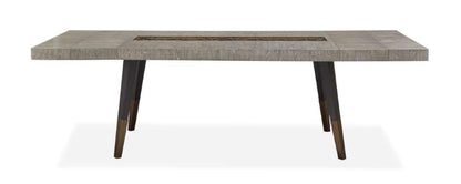 Magnussen - Ryker Rectangular Dining Table in Nocturn Black & Coventry Grey - D5013-20 veiw 5