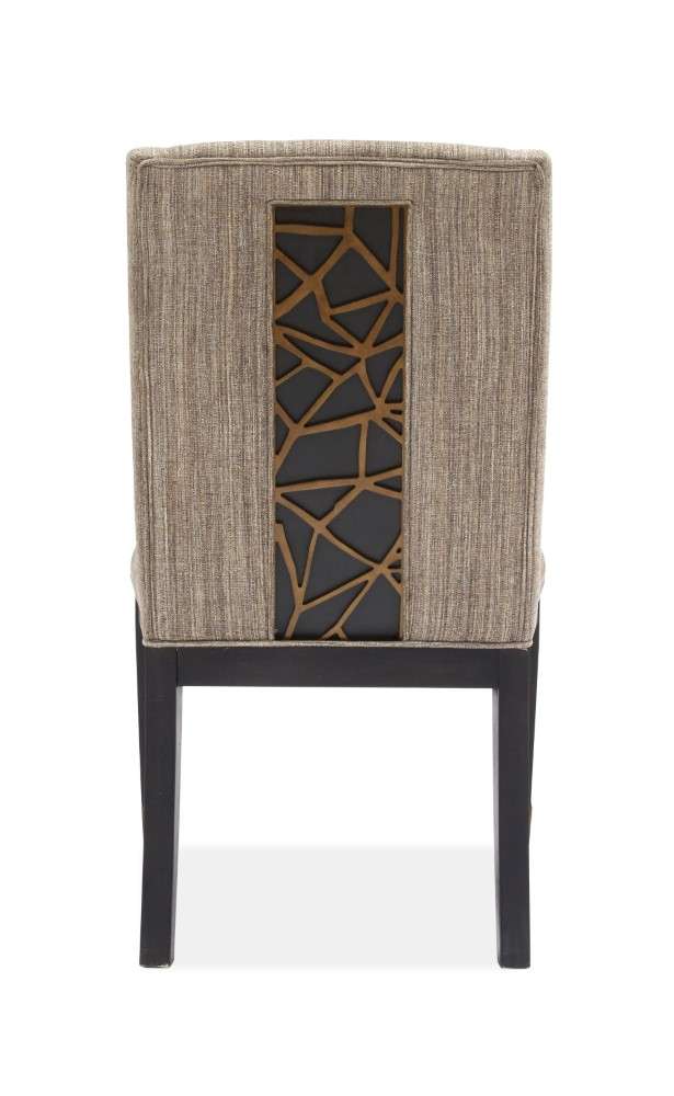 Magnussen - Ryker Upholstered Host Side Chair in Nocturn Black & Coventry Grey (Set of 2) - D5013-66 veiw 2