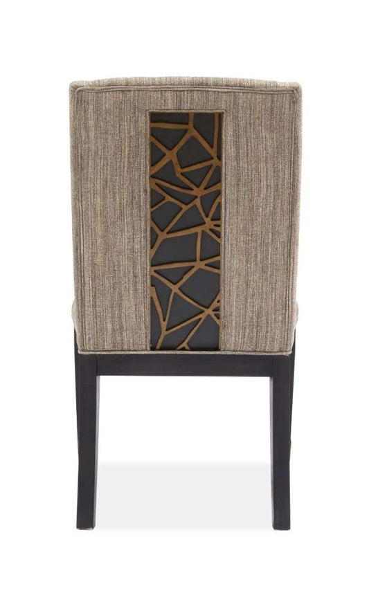 Magnussen - Ryker Upholstered Host Side Chair in Nocturn Black & Coventry Grey (Set of 2) - D5013-66 veiw 2
