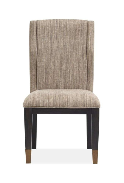 Magnussen - Ryker Upholstered Host Side Chair in Nocturn Black & Coventry Grey (Set of 2) - D5013-66 veiw 5