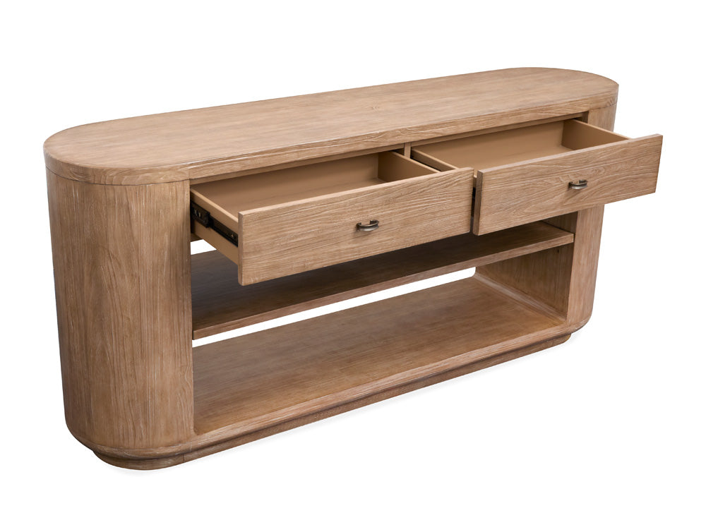 Magnussen - Sanford Chateau Brown Console Sofa Table - T6318-86 view 3