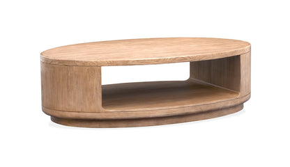 Magnussen - Sanford Chateau Brown Oval Cocktail Table With Casters - T6318-47 view 1