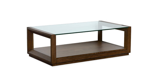 Magnussen - Sebastian Cinnamon Rectangular Cocktail Table With Casters - T6361-43 view 1
