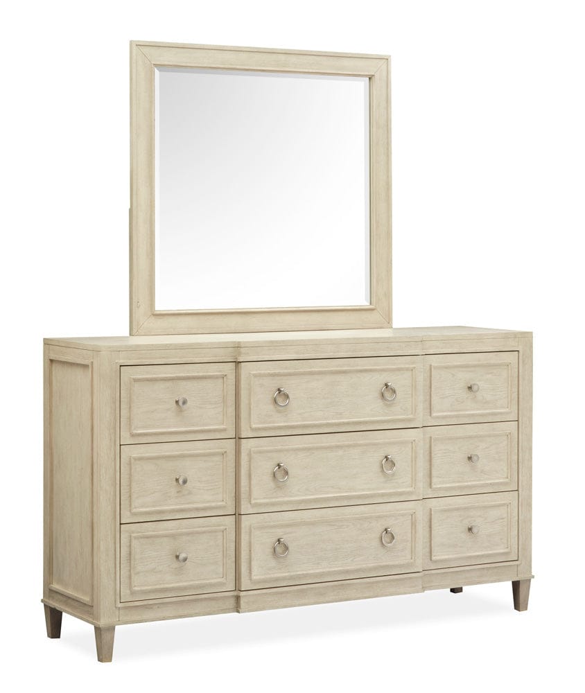 Magnussen - Sheridan Limestone Drawer Dresser With Landscape Mirror - B5671-2040 view 1