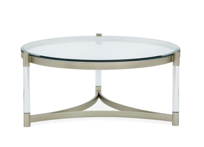 Magnussen - Silas Round Cocktail Table in Platinum - T4984-45 veiw 4