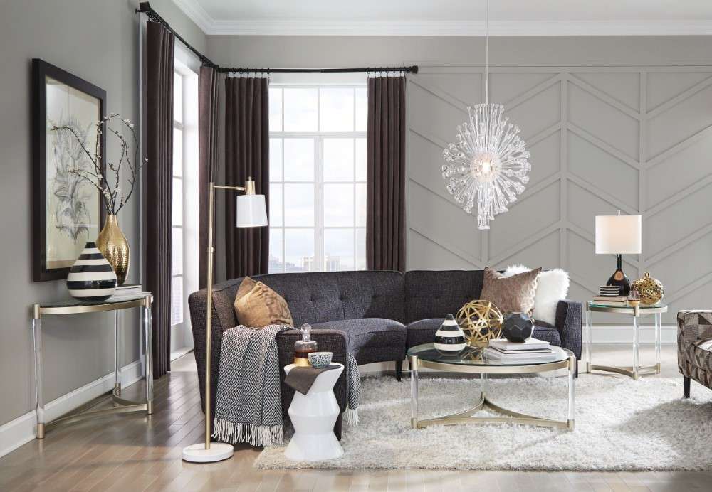Magnussen - Silas Round Cocktail Table in Platinum - T4984-45 veiw 9