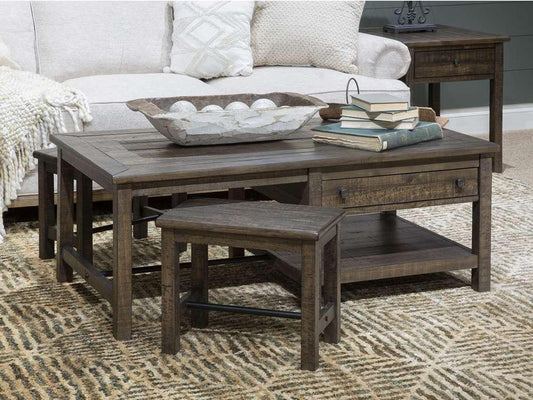 Magnussen - Smithton - Rectangular Cocktail Table w/2 Stools - T5537-43 veiw 1