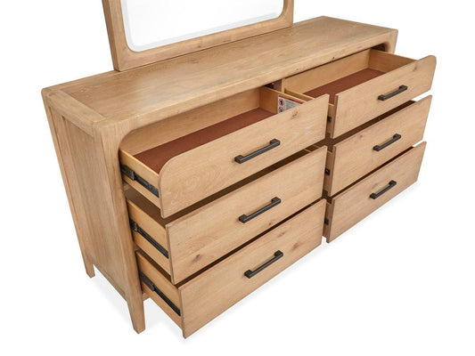 Magnussen - Somerset Butternut Double Drawer Dresser - B5684-22 view 2
