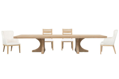 Magnussen - Somerset Butternut Extendable Trestle Dining Table With 2 Side Chairs And 2 Arm Chairs - D5684-21-KIT21 view 1