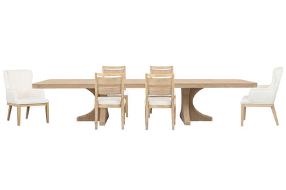 Magnussen - Somerset Butternut Extendable Trestle Dining Table With 4 Side Chairs And 2 Arm Chairs - D5684-21-KIT26 view 1