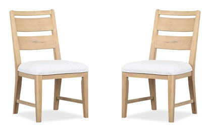 Magnussen - Somerset Butternut Extendable Trestle Dining Table With 4 Side Chairs And 2 Arm Chairs - D5684-21-KIT26 view 4