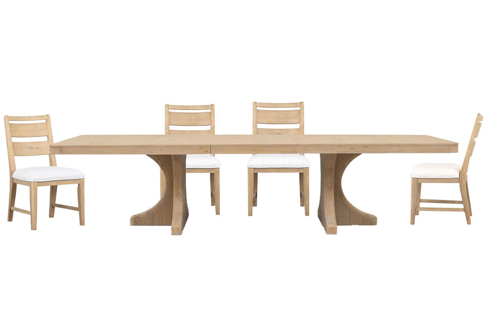 Magnussen - Somerset Butternut Extendable Trestle Dining Table With 4 Side Chairs - D5684-21-KIT1 view 1