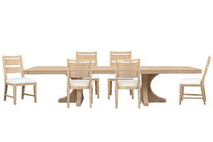 Magnussen - Somerset Butternut Extendable Trestle Dining Table With 6 Side Chairs - D5684-21-KIT6 view 1