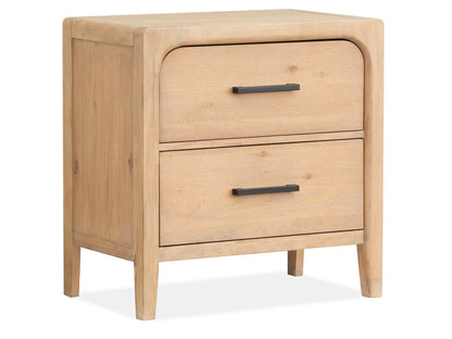 Magnussen - Somerset Butternut Queen Panel Bed With 2 Nightstands - B5684-54-KIT2 view 5