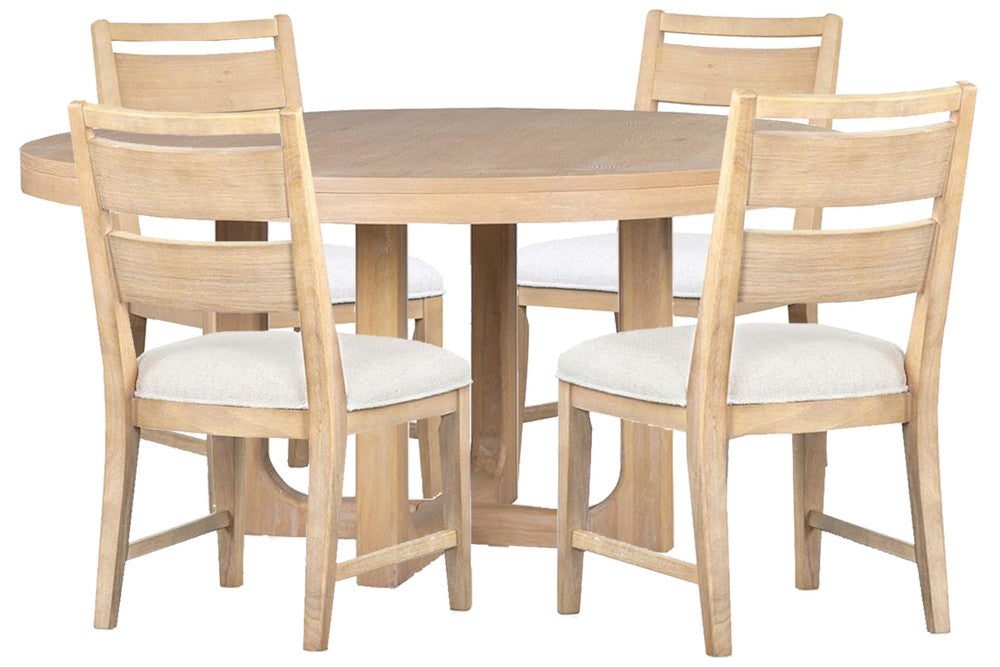 Magnussen - Somerset Butternut Round Dining Table With 4 Side Chairs - D5684-22-KIT1 view 1