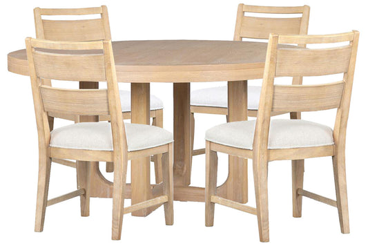 Magnussen - Somerset Butternut Round Dining Table With 4 Side Chairs - D5684-22-KIT1 view 1