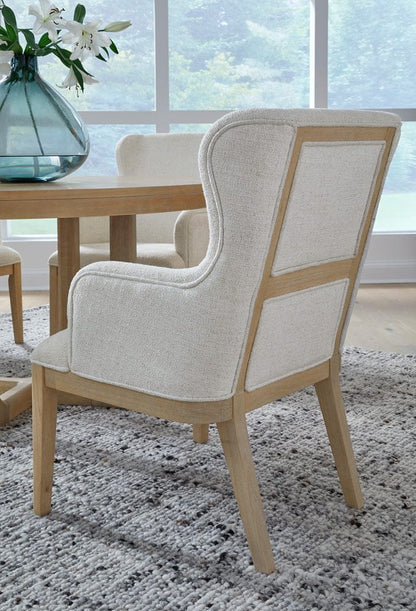 Magnussen - Somerset Butternut Upholstered Arm Chair Two Pack - D5684-73 view 9
